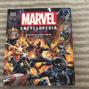 Marvel Encyclopedia with Red and Black Cover